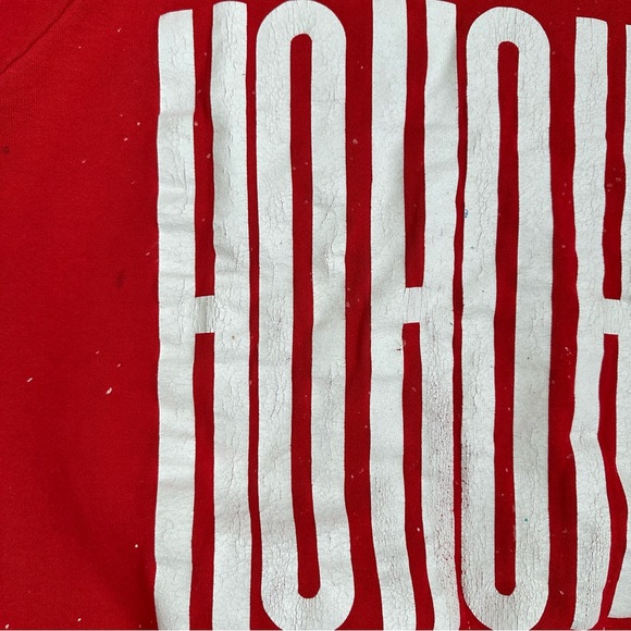 Vintage Christmas Holiday Ugly Sweater Sweatshirt Ho Ho Ho USA XL - Picture 5 of 13